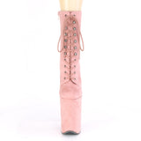INFINITY-1020FS  Baby Pink Faux Suede/Baby Pink Faux Suede