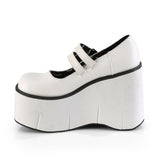 KERA-08  White Vegan Leather