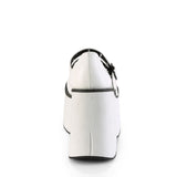 KERA-08  White Vegan Leather