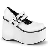 KERA-08  White Vegan Leather