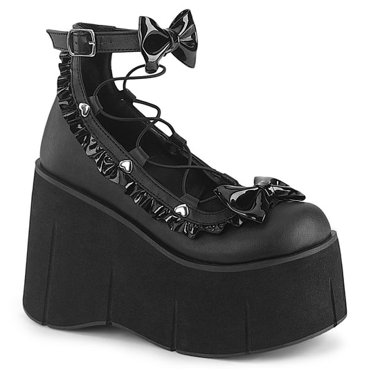 KERA-18  Black Vegan Leather