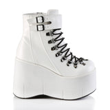 KERA-21  White Vegan Leather