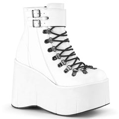 KERA-21  White Vegan Leather