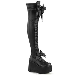 KERA-303  Black Stretch Vegan Leather