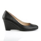KIMBERLY-08  Black Faux Leather