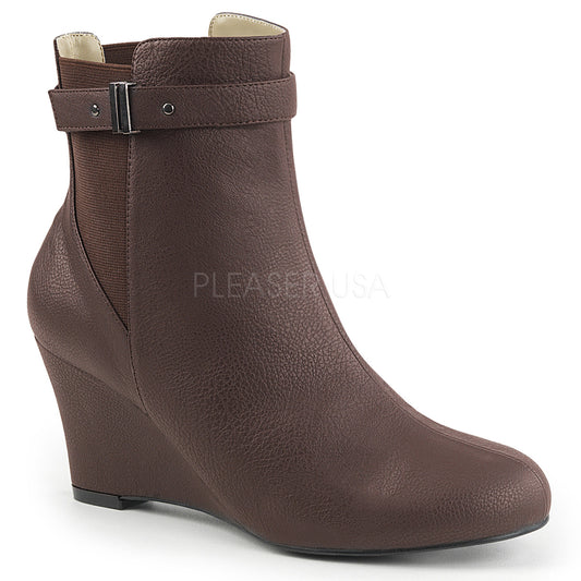 KIMBERLY-102  Brown Faux Leather