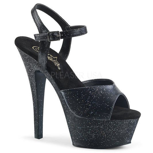 KISS-209MMG  Black Faux Leather/Black Matte