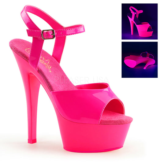 KISS-209UV  Neon Hot Pink/Hot Pink