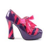 KITTY-32  Purple-Hot Pink Patent