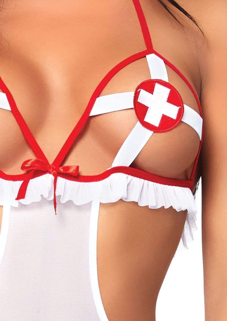 Leg Avenue Naughty Nurse Roleplay Lingerie Set 87051
