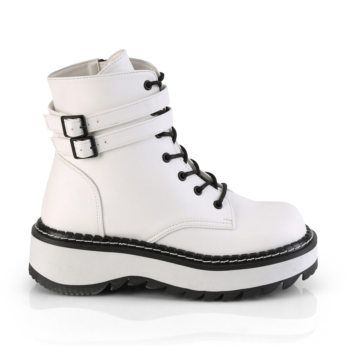 LILITH-152  White Vegan Leather