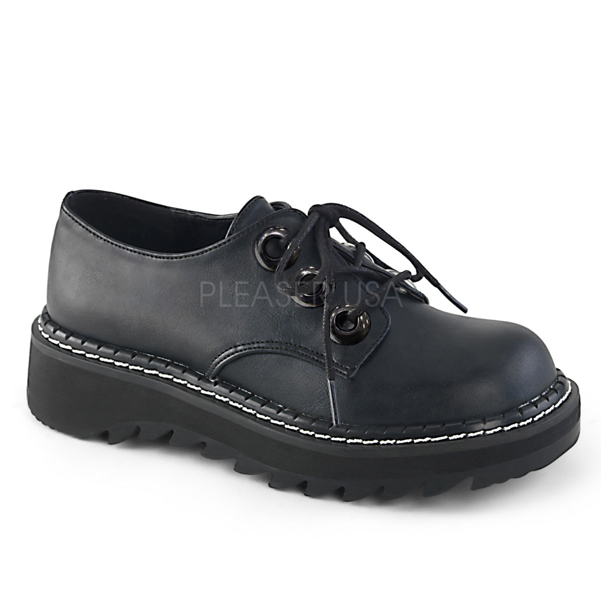 LILITH-99  Black Vegan Leather
