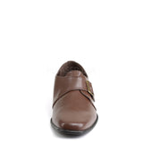 LOAFER-12  Brown Pu