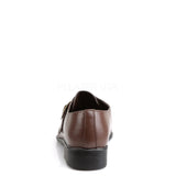 LOAFER-12  Brown Pu