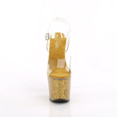 LOVESICK-708SG  Clear/Gold Multi Iridescent Glitters