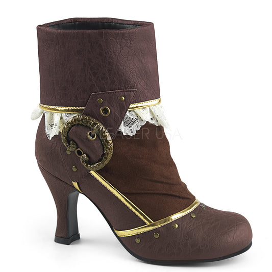 MATEY-115  Brown Distressed Pu-Microfiber