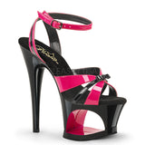 MOON-728  Hot Pink-Black Patent/Black