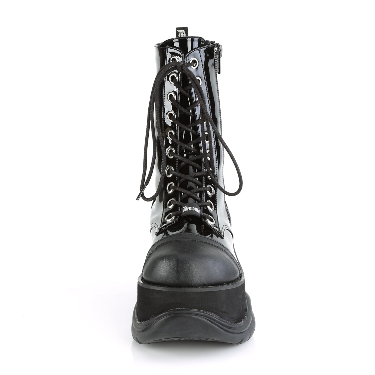 NEPTUNE-200  Black Patent-Vegan Leather