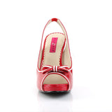 PINUP-10  Red-White Patent