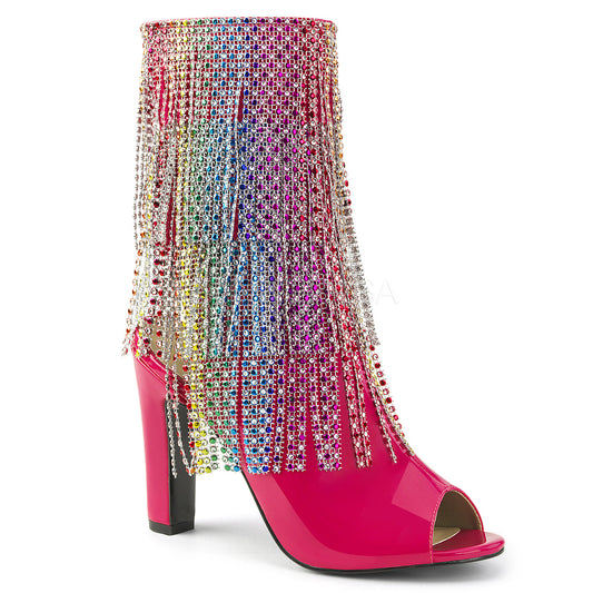 QUEEN-100  Hot Pink Patent