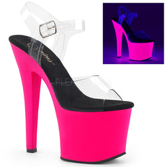 RADIANT-708UV  Clear/Neon Hot Pink