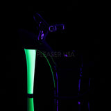 RADIANT-709UVH  Black Patent/Black-Neon Green