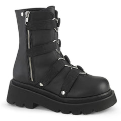 RENEGADE-50  Black Vegan Leather-Nylon