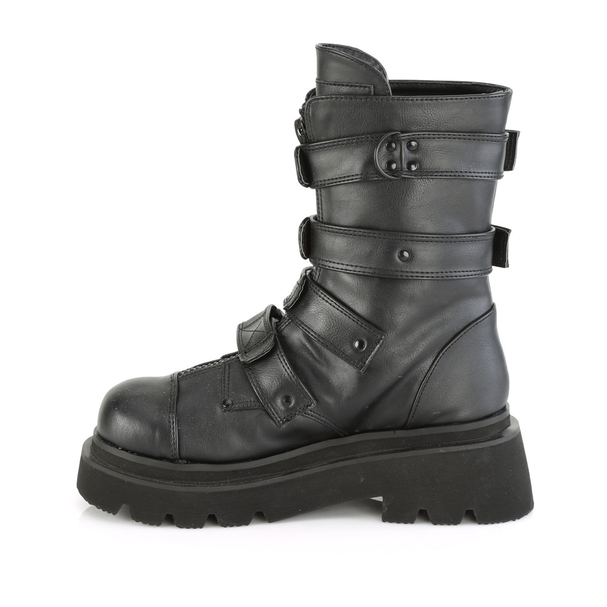 RENEGADE-55  Black Vegan Leather