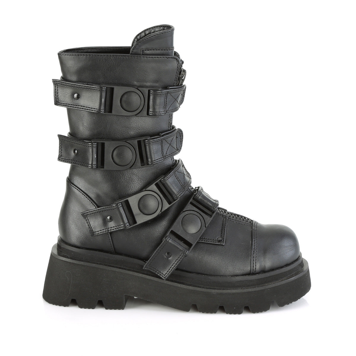 RENEGADE-55  Black Vegan Leather