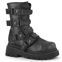 RENEGADE-55  Black Vegan Leather