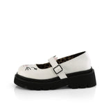 RENEGADE-56  White Vegan Leather