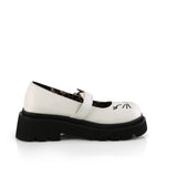 RENEGADE-56  White Vegan Leather