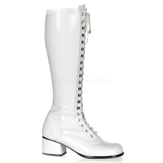 RETRO-302  White Str Patent