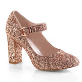 SABRINA-07  Rose Gold Glitter