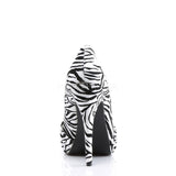 SAFARI-06  Black-White Zebra Print Velvet