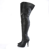 SEDUCE-3019  Black Faux Leather