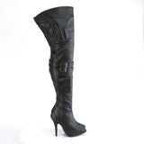 SEDUCE-3019  Black Faux Leather