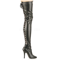 SEDUCE-3063  Black Str Faux Leather