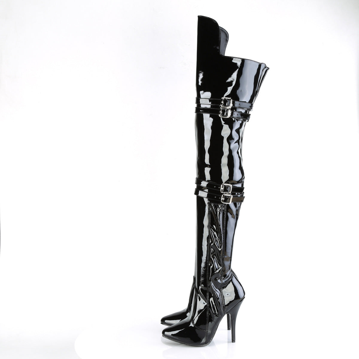 SEDUCE-3080  Black Stretch Patent