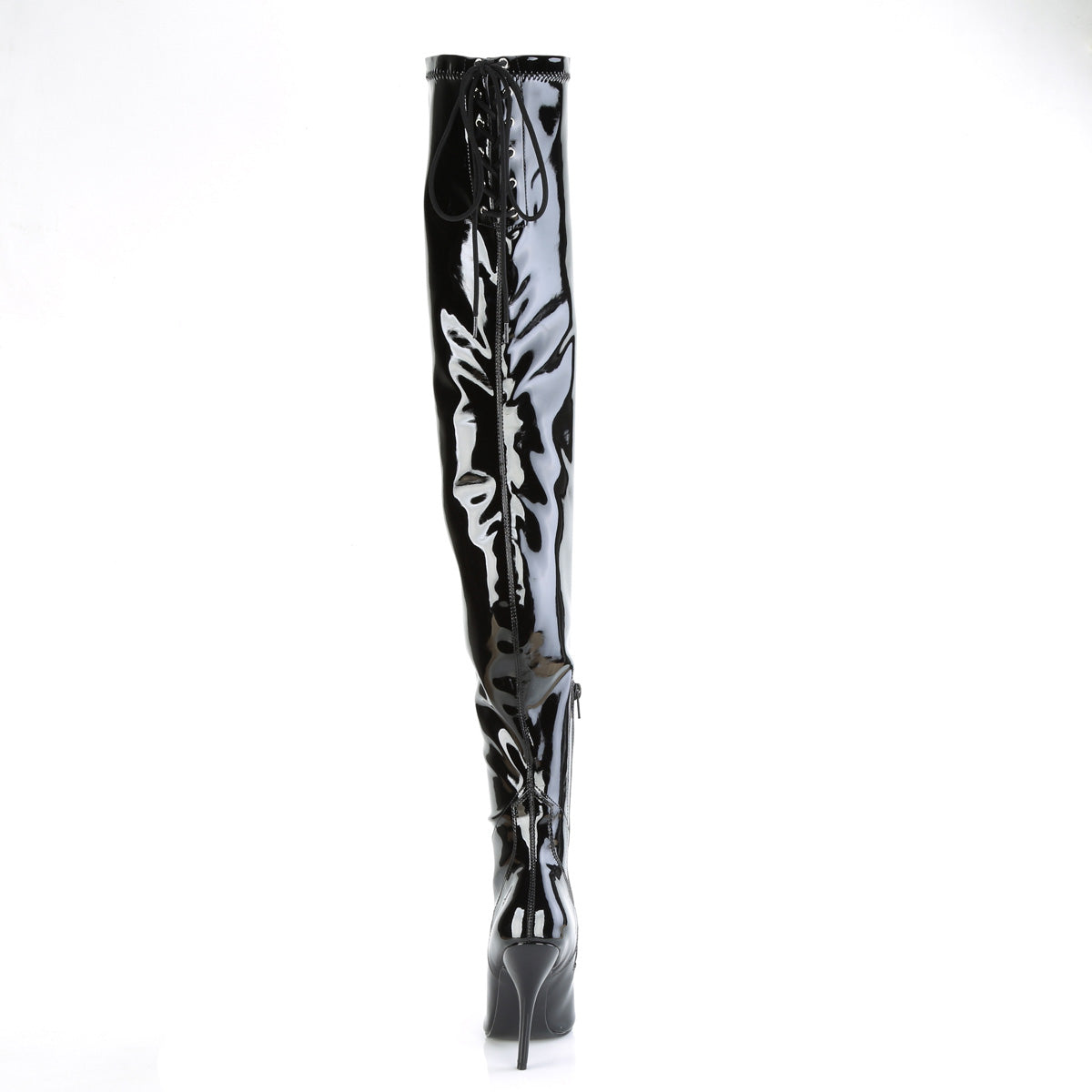 SEDUCE-4000SLT  Black Stretch Patent
