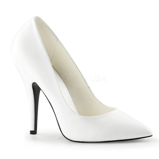 SEDUCE-420  White Faux Leather