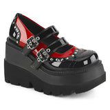 SHAKER-27  Black-Red Patent