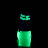 SHAKER-52  Black Patent-UV Neon Green