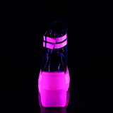 SHAKER-52  Black Patent-UV Neon Pink