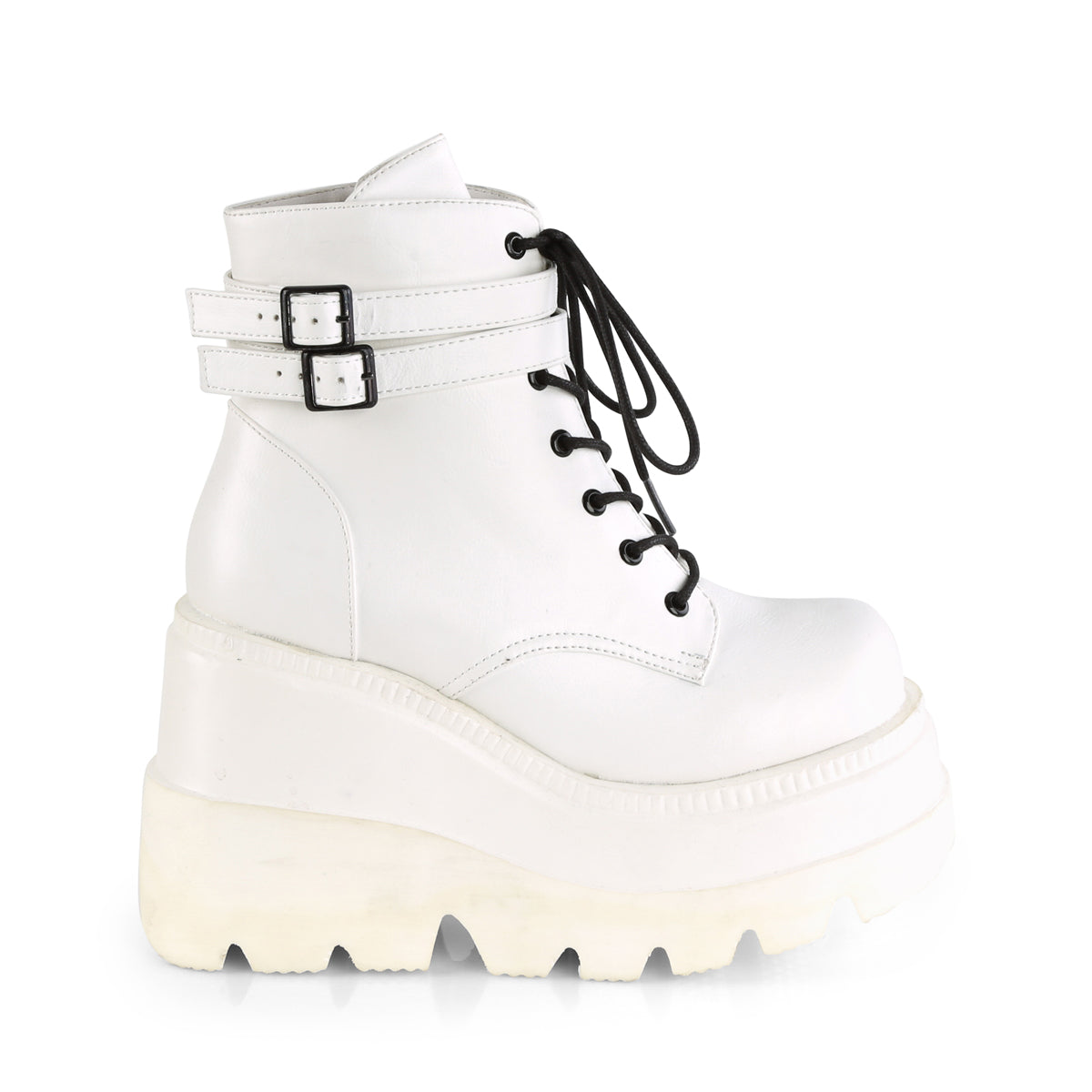 SHAKER-52  White Vegan Leather