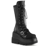 SHAKER-71  Black Vegan Leather-Canvas