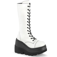 SHAKER-72  White Vegan Leather