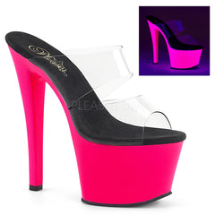 SKY-302UV  Clear/Neon Hot Pink
