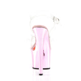 SKY-308  Clear/Baby Pink Chrome