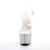 SKY-308LG  Clear/Silver Multi Glitter